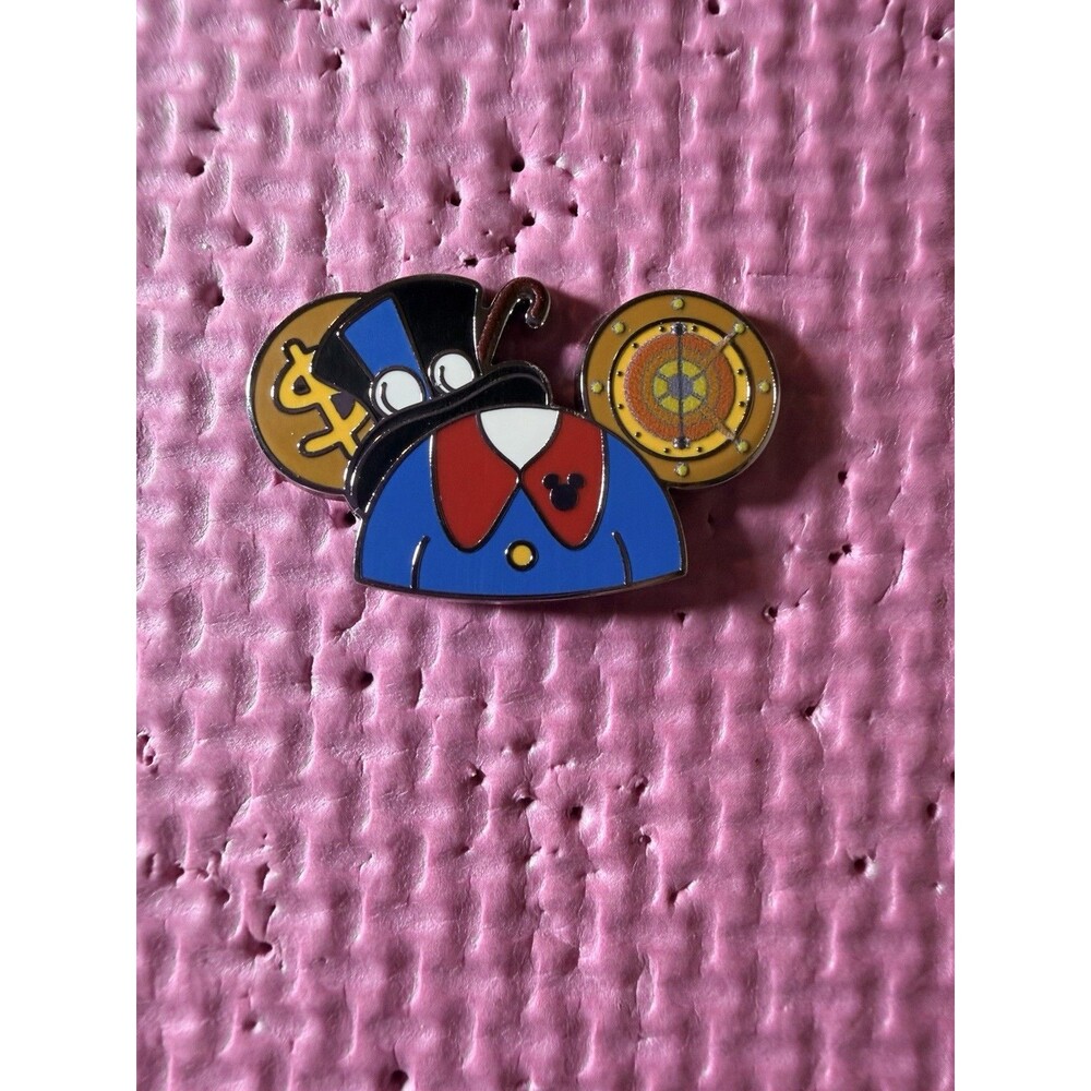 DISNEY PIN SCROOGE MCDUCK MICKEY EARS HIDDEN MICKEY WAVE B PIN Walt Disney World